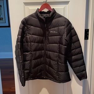 Brand new down Eddie Bauer downlight 2.0 black jacket, large